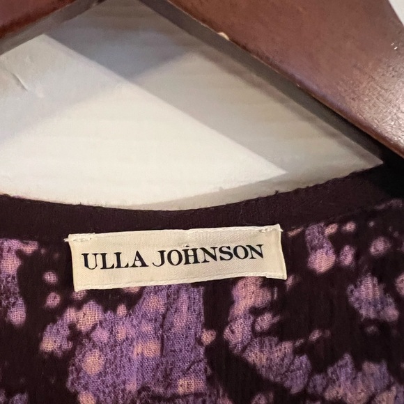 Ulla Johnson Kemala Boho Printed Wrap Midi Dress size 6 - Picture 8 of 11